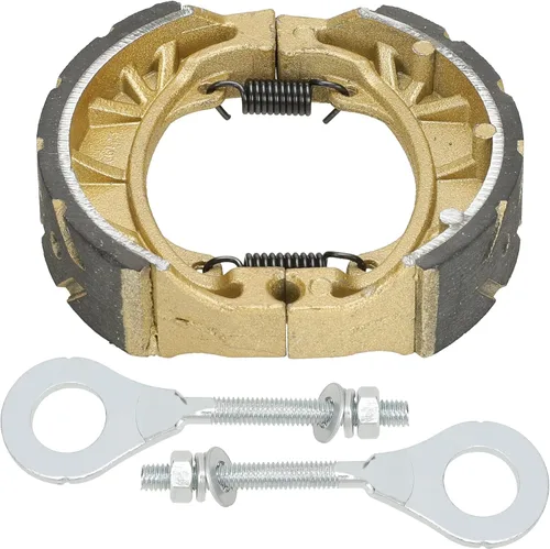 GREHUA Kit de zapatas de freno de mini bicicleta y ajustador de cadena compatible con Coleman CT200U CT200U-EX BT200X Massimo Baja Warrior MB165 Gris
