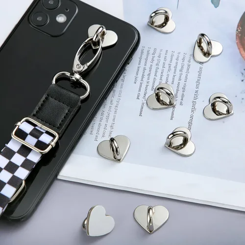 Miniatura 7 de Moxweyeni 8 piezas de anillo adhesivo para dedos de teléfono celular, soporte de agarre de dedo de metal para teléfono, anillo de bucle de agarre