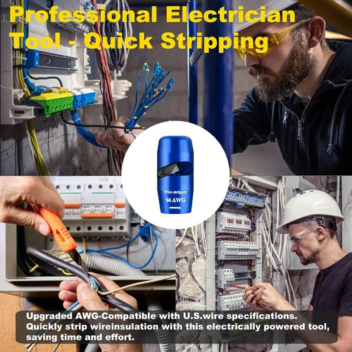 Miniatura 7 de Regulaciones de EE. UU. para taladro, incluye kit de conector de torsión de alambre, electricista profesional taladra rápidamente herramientas