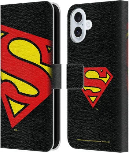 Miniatura 115 de Head Case Designs Funda de piel con licencia oficial de Superman DC Comics con logotipos negros y rojos compatible con Apple iPhone 11