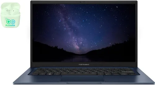 ASUS Computadora portátil Vivobook FHD de 14 pulgadas para negocios y estudiantes, Windows 11, obturador de privacidad de cámara, auriculares