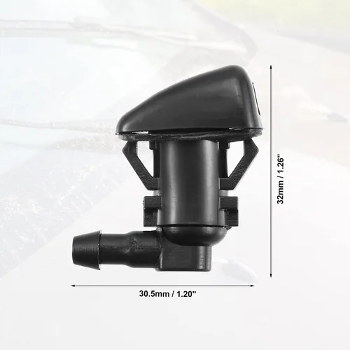 Miniatura 6 de ACROPIX Boquilla para limpiaparabrisas de automóvil para Jeep Grand Cherokee 2005-2016 15247800/55156427AB/55079049AA – Paquete de 1 negro