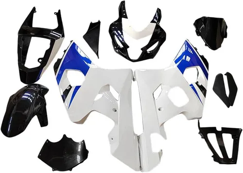Miniatura 343 de Kit de carenado de inyección azul, negro y blanco para Suzuki GSXR600 GSX750 2006 2007 GSXR 600 GSX-R750 06 07 ABS Carenado de plástico completo