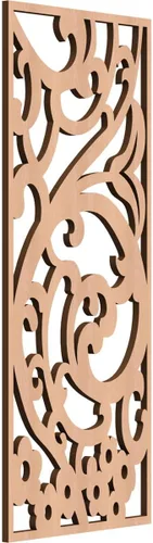 Miniatura 35 de Bridgewater - Paneles de pared decorativos de madera con calado, 9 3/8 pulgadas de ancho x 24 3/8 pulgadas de alto x 1/4 de alto, nogal