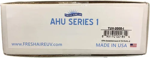 Miniatura 2 de Fresh-Aire UV Sistema de luz UV germicida serie AHU, purificador de aire para todo el hogar, incluye lámpara de dos años dual y fuente