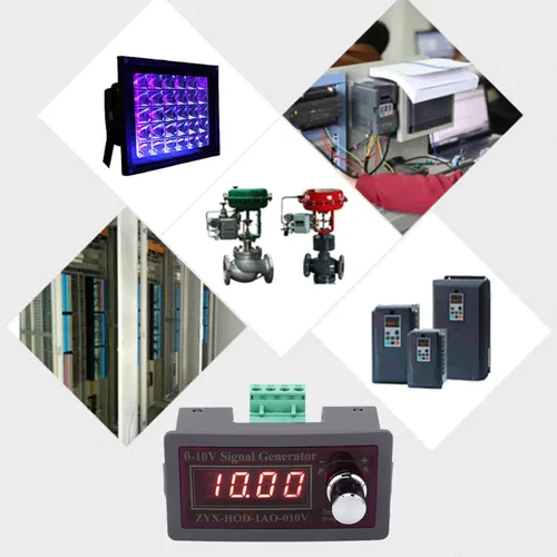Miniatura 7 de Simulador analógico de voltaje 0-10V, generador ajustable ABS módulo de vivienda Medidor de control de frecuencia para pruebas de dispositivos PLC