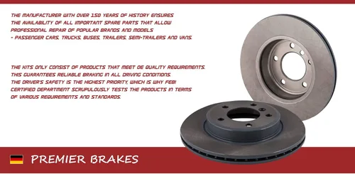 Miniatura 2 de Nuevo Juego Frenos VIC-3842 Discos de freno ventilados internamente 2 piezas delantero izquierdo/derecho compatible con FIAT DOBLO / MINIVAN