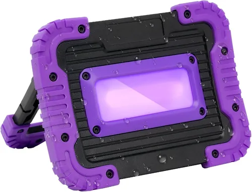 Miniatura 8 de Luz negra recargable, luz negra alimentada por pilas, luz negra UV inalámbrica de 395 nm para fiesta de neón que brilla en la oscuridad, acuario