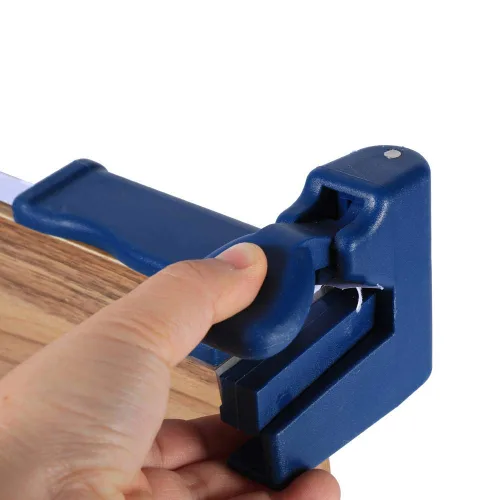 Miniatura 5 de Fdit Juego de recortadoras de bordes manuales, 2 piezas, herramienta de carpintería, material de PVC, hoja de acero blanco, para paneles de muebles