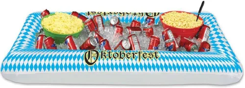 Miniatura 8 de Beistle Hielera inflable de la taza de cerveza del Oktoberfest – Enfriador de bebidas, contenedores de bebidas para fiestas, enfriador de bebidas