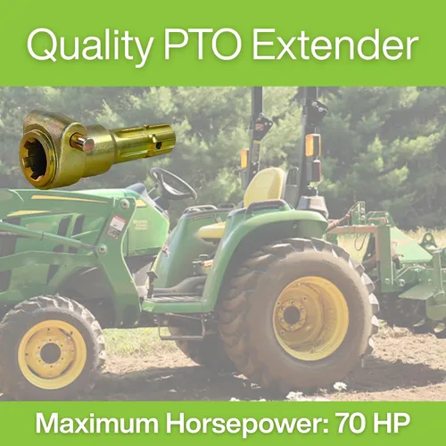 Miniatura 4 de Extensor Pto, hembra de 1-3/8 pulgadas y 6 spline, macho 1-3/8 pulgadas y 6 spline, 70 CV