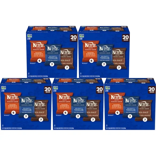 Miniatura 14 de Kettle Brand Papas Fritas, Backyard Barbeque Kettle Chips, Bolsa de Aperitivos, 1.5 Oz