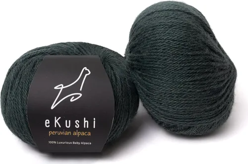 Miniatura 46 de 100% Hilo de Alpaca para Bebé para Tejer y Ganchillo - Juego de 3 Madejas de Hilo Premium DK - Ligero, Hipoalergénico y Térmico Hecho en Perú - N010