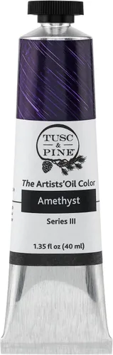 Miniatura 132 de Tusc & Pine Pintura al óleo Artist – Alizarin Crimson, 1.4 fl oz, sin amarilleo, consistencia rica y cremosa, carga máxima de pigmento, pinturas al