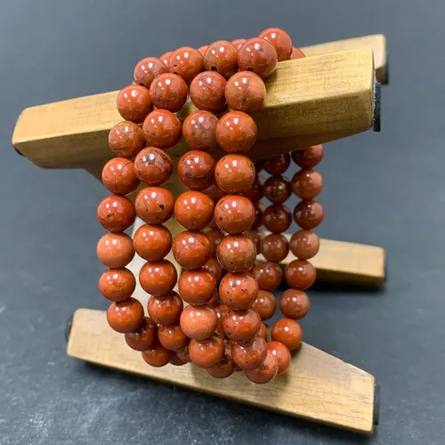 Miniatura 385 de Gem Avenue Handmade Round Bead Stretch Bracelet Unisex Natural Stone Beaded Jewelry for Men & Women, Elastic Wristband for Daily Wear