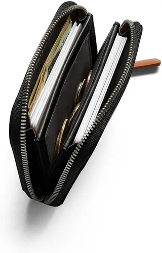 Miniatura 4 de Bellroy Folio Mini - (calma, moneda), Negro -, Cartera RFID