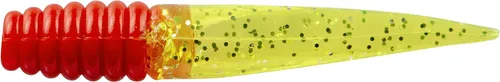 Miniatura 59 de Bobby Garland Slab Slay'R Señuelo de pesca de plástico suave para crappie, equipo de pesca y accesorios, 2 pulgadas, Chartreuse Silver Chartreuse
