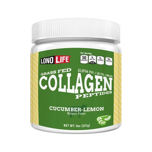 Miniatura 3 de LonoLife - Péptidos de colágeno con sabor a vainilla con 0.35 onzas de proteína, apto para paleo y keto, recipiente de 8 onzas - El embalaje puede
