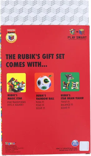 Miniatura 2 de Rubiks - Juego de regalo de 3 piezas Estrella mágica Bola arcoíris Spinner