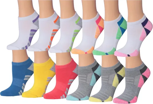 Miniatura 9 de Tipi Toe Women’s 12 Pack Cushioned Low Cut Socks – Breathable, Moisture-Wicking Athletic Comfort for Running & Daily Wear