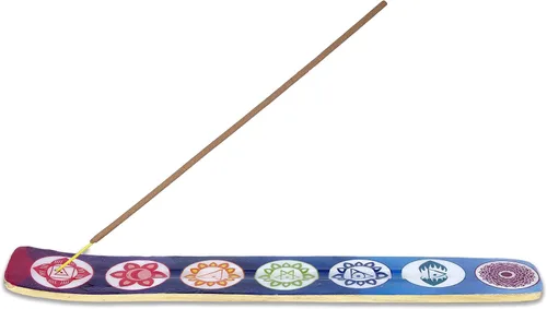 Miniatura 32 de Bless-International Quemador Tradicional Hecho a Mano de Madera Portaincienso Soporte Recogecenizas para Aromaterapia-Meditación-Yoga