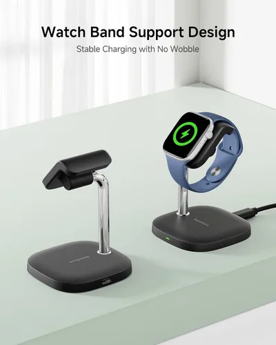Miniatura 7 de Soporte de carga rápida de 5 W para Apple Watch, cargador SwanScout para Apple Watch 11/10/9/8/7/6/5/4/3, Ultra 3/Ultra 2/Ultra, para iWatch SE 3/SE