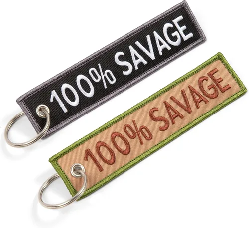 Miniatura 2 de Great 1 Products Llavero militar etiqueta con llavero y mosquetón - llaves, coches, motocicletas, mochilas, equipaje y regalos - EDC