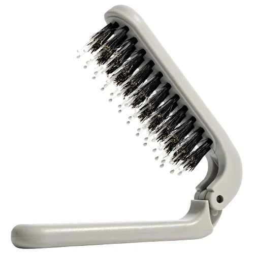 Miniatura 14 de Uffy MiniPop - Cepillo de viaje para el cabello, mini cerdas de jabalí plegables para mujeres, hombres y niños, peine compacto apto para niños