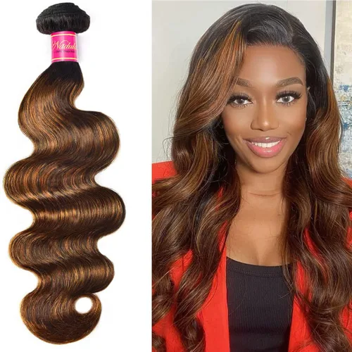 Miniatura 22 de Nadula Hair 7a, extensiones de cabello virgen brasileño con ondas, 3 mechones naturales de cabello brasileño con ondas sin procesar