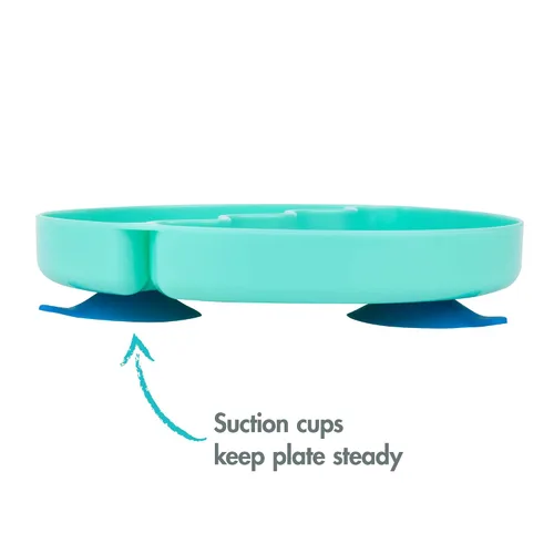 Miniatura 2 de The First Years Pinkfong Baby Shark - Platos de succión divididos aptos para lavavajillas con ventosas, esenciales para la alimentación del bebé