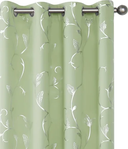 Miniatura 81 de BUHUA Cortinas Opacas de 63 Pulgadas de Largo, 2 Paneles con Aislamiento Térmico, Tratamiento de Ventana para Dormitorio, Cortinas Oscurecedoras