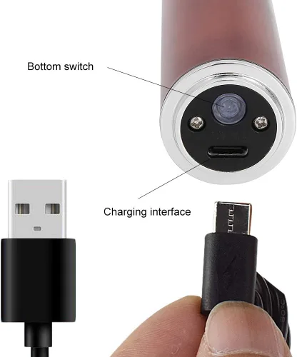 Miniatura 3 de Pilipane Cortadora de pelo eléctrica, profesional, inalámbrica, recargable, USB, con diseño de pantalla LCD, para hombres, mujeres, niños, uso
