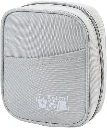 Miniatura 10 de E-Tree Bolsa de almacenamiento para pequeños dispositivos electrónicos y accesorios, bolsa técnica, funda organizadora electrónica compatible