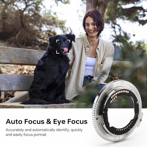 Miniatura 8 de Adaptador de lente de montaje E-Z, lente de montaje E a cámara de montaje en Z, adaptador de lente de enfoque automático compatible con lente Sony