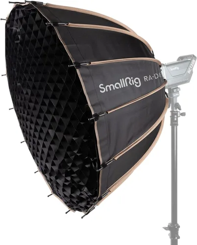 Miniatura 9 de SMALLRIG Caja de luz parabólica de liberación rápida, caja de luz parabólica, compatible con SmallRig RC 120D/RC 120B/RC 220D/RC220B y otras luces