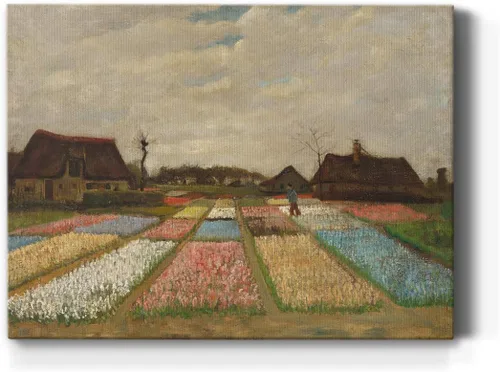 Miniatura 27 de Renditions Gallery Vincent Van Gogh Impreso Flores de almendra, famosa reproducción de pintura, lienzo de alta calidad envuelto en galería, listo