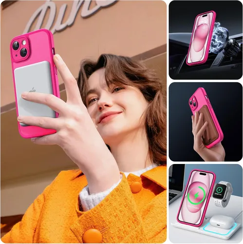 Miniatura 817 de TOCOL Funda para iPhone 11, compatible con Magsafe, protección completa de cámara, imanes integrados, protección contra caídas, funda translúcida