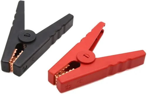 Miniatura 2 de RANIT Par 50A Batería de Coche Aislado Positivo Negativo Electrodo Alligator Clip
