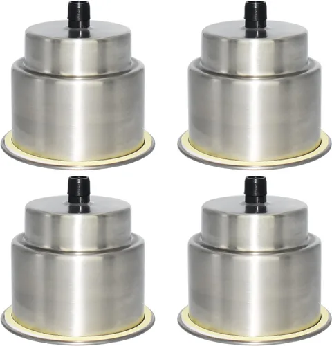 Miniatura 8 de Yuanhe 2 piezas de acero inoxidable portavasos con drenaje para barco marino RV Camper