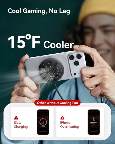 Miniatura 3 de INIU Cargador inalámbrico magnético, certificado Qi2 original de 15 W, almohadilla de carga inalámbrica rápida compatible con MagSafe, cargador