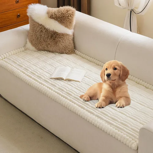 MYSKY HOME Fundas para sofá de 3 cojines, aptas para mascotas, funda para sofá para perros, fundas para sofá para mascotas lavables, fundas de sofá