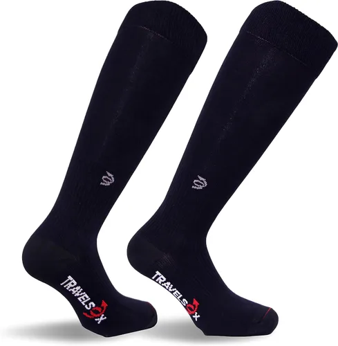 Travelsox, Calcetines graduados de compresión y caminar, canal de enfriamiento para soporte de arco plantar, TSC1000HC, pares