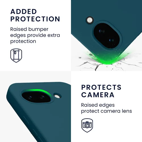 Miniatura 581 de kwmobile Funda Compatible con Google Pixel 6 Pro - Funda de teléfono de silicona TPU con acabado suave - Azul Arrecife
