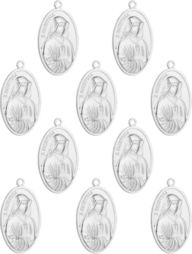Miniatura 17 de COTTVOTT Colgante de Medalla de San Cristóbal/San José/Arcángel San Miguel/San Benito/Nuestra Señora Gracia Guadalupe para Collar de Rosario