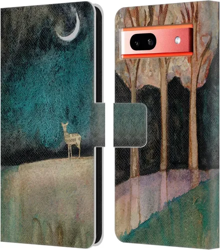 Miniatura 16 de Head Case Designs Officially Licensed Wyanne Half Light Nature 2 Leather Wallet Case Compatible with Google Pixel 7a