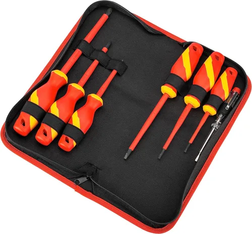 Miniatura 10 de Powerbuilt - Juego de herramientas VDE de 13 piezas, carraca aislada, llaves, extensiones, vehículos eléctricos y híbridos de alta tensión