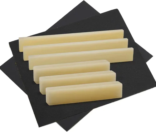 Miniatura 6 de SAPHUE 6 piezas de trastes de hueso sin blanquear para guitarra eléctrica, bajo, guitarra clásica y acústica, mandolina, banjo, ukelele