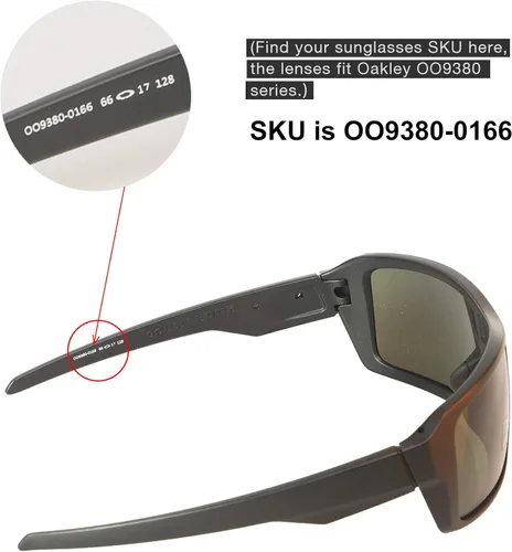 Miniatura 5 de Walleva Lentes de repuesto para gafas de sol Oakley de doble filo, múltiples opciones disponibles (transiciónfotocrómico - polarizadas)