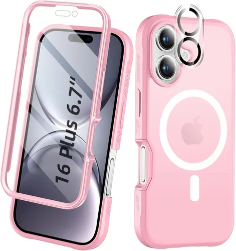 Miniatura 23 de Funda para iPhone 15 de cuerpo completo, protector de pantalla integrado, con protector de lente de cámara, [antiamarilleamiento], funda protectora