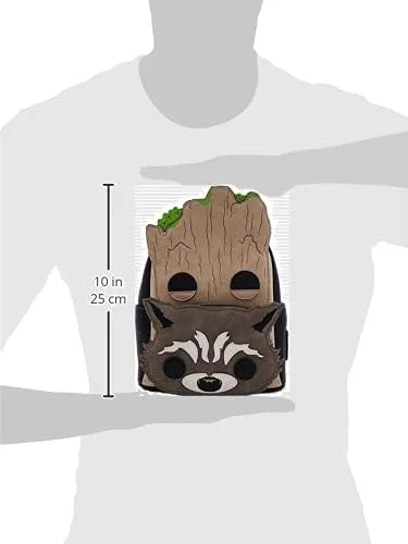 Miniatura 7 de Pop! By Loungefly Marvel Groot and Rocket Mini Backpack Standard